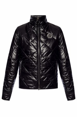 Pikowana kurtka z logo, zdjęcie 1 Pikowana kurtka z logo od Philipp Plein